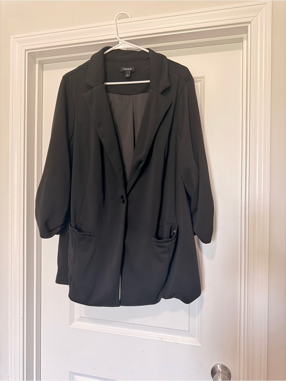 Torrid Size 4 Black Blazer Plus Size